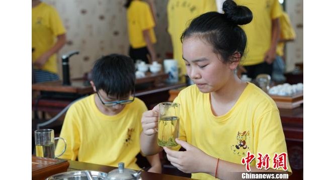 海外华裔及香港地区青少年无锡学茶艺