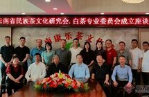 云南省民族茶文化研究会白茶专业委员会揭牌